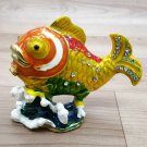 Fish Trinket box small souvenir animal gift Decorated with  Crystal