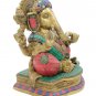 Brass Ganesa statue 9" Handmade Hindu God Sculpture Home Office Décor Gift