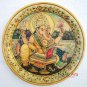 Decorative plate 9" Marble Stone Handmade Ganesha painting Home decor Gift