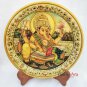 Decorative plate 9" Marble Stone Handmade Ganesha painting Home decor Gift
