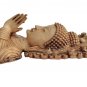 Buddha Mask 9" Carving handmade Wall hanging Sculpture wall D&Atilde;&copy;cor Religious