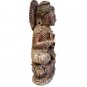 Wooden Buddha Statue handmade antique look Painting Feng Shui Tibetan Buddha gif