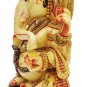 Ganesh Statue handmade 10" Gold Foil Painting Idol Home Office Temple Décor Gift