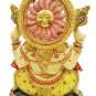 Ganesh Statue handmade 10" Gold Foil Painting Idol Home Office Temple Décor Gift
