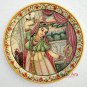 Decorative plates 9" Marble Stone Handmade Dancing Lady painting Home decor