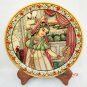 Decorative plates 9" Marble Stone Handmade Dancing Lady painting Home decor