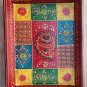 Serving Tray 3 Pcs set 12" Wooden handmade Emboss painting work Floral Design