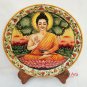 Decorative plates 9" Marble Stone Handmade Buddha painting Home decor