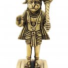 Hanuman Brass Statue 6" Bajranbali Hindu god Idol Home Office Temple Décor Gift