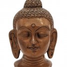 Brass Buddha Head Statue handmade Antique finish Feng Shuai Tibetan Buddha gift