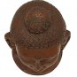 Brass Buddha Head Statue handmade Antique finish Feng Shuai Tibetan Buddha gift