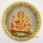 Decorative plates 12" Marble Stone Handmade Ganesha painting Home Decor Wall Gif