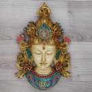 Buddha Mask 8" Ektara Wall hanging Sculpture Painting & stone work Religious