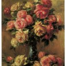 1251 Roses paint Floral Art Decoration POSTER.Graphics to decorate home office. 1251 Roses paint Floral Art Decoration POSTER.Graphics to decorate home office.