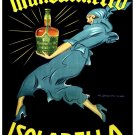 5572.Mandarinetto.Isolabella.woman with large bottle.POSTER.Home Office decor 5572.Mandarinetto.Isolabella.woman with large bottle.POSTER.Home Office decor