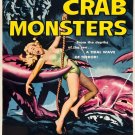 3262.Attack of Crab Monsters Horror movie film POSTER.Home Room Art decoration