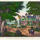 4489.Summer Scene in the country.plantation home.POSTER.decor Home Office art 4489.Summer Scene in the country.plantation home.POSTER.decor Home Office art