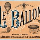 24x36"Poster Decor.Home Room design.Le Ballon.Aerostatic air balloon.10569 24x36"Poster Decor.Home Room design.Le Ballon.Aerostatic air balloon.10569