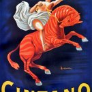 11x14"Poster Decor.Home Room Interior design.Cinzano.Red Zebra Rider.10591 11x14"Poster Decor.Home Room Interior design.Cinzano.Red Zebra Rider.10591