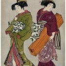 5174.Two japanese women in kimonos.carrying case.POSTER.decor Home Office art 5174.Two japanese women in kimonos.carrying case.POSTER.decor Home Office art