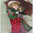1853 Wonderful Holiday wall Decoration POSTER.Graphics to decorate home office.