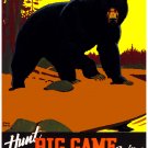 435.Hunt Big Game Canadian Art Decor POSTER.Graphics to decorate home office. 435.Hunt Big Game Canadian Art Decor POSTER.Graphics to decorate home office.