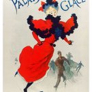 5666.Palais de glace.champs-elysées.woman in red dress.POSTER Home Office decor 5666.Palais de glace.champs-elysées.woman in red dress.POSTER Home Office decor