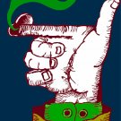 5277.Man's hand posing as gun.green smoke from hand.POSTER.decor Home Office art 5277.Man's hand posing as gun.green smoke from hand.POSTER.decor Home Office art