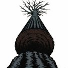 5272.Ground view of large tree.cut at bottom.POSTER.decor Home Office art