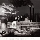 4106.Wooding Up on the Mississippi.Princess.Steam.POSTER.Home School art decor 4106.Wooding Up on the Mississippi.Princess.Steam.POSTER.Home School art decor