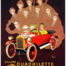 4378.Peugeot.s il a use quadrilette.couple in car.POSTER.decor Home Office art 4378.Peugeot.s il a use quadrilette.couple in car.POSTER.decor Home Office art