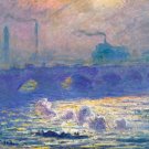 5470.Monet.Ship in troubled waters and fog.POSTER.decor Home Office art