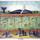 6708.The aquarium.Many fish and mammals in mobile tank.POSTER.art wall decor 6708.The aquarium.Many fish and mammals in mobile tank.POSTER.art wall decor