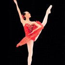 6783.Ballet dancer dressed in red practicing dance steps.POSTER.art wall decor 6783.Ballet dancer dressed in red practicing dance steps.POSTER.art wall decor