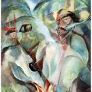 6175.Man in ghost form on beach and horses and people.POSTER.Home Office art 6175.Man in ghost form on beach and horses and people.POSTER.Home Office art