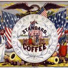 3500.American Standard Coffee Seal POSTER.Home Room School Office art decoration 3500.American Standard Coffee Seal POSTER.Home Room School Office art decoration