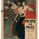 6160.People we pass.women waiting in line for lecture.POSTER.Home Office art 6160.People we pass.women waiting in line for lecture.POSTER.Home Office art