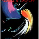 7115.Carteles.young woman dancing ballet in the dark.POSTER.art wall decor 7115.Carteles.young woman dancing ballet in the dark.POSTER.art wall decor