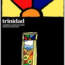 5124.Trinidad.cuban documentary.stain glass window.POSTER.decor Home Office art