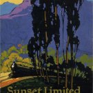 4159.Sunset Limited.southern pacific lines. to NYC.POSTER.Home School art decor