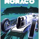 6029.Monaco.grand prix automobile.car racing fast.POSTER.Home Office art