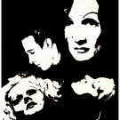 5289.Women upclose profile pictures.black and white.POSTER.decor Home Office art 5289.Women upclose profile pictures.black and white.POSTER.decor Home Office art