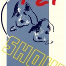 6881.Pet show.Two small pups in gray box.animal rights.POSTER.art wall decor