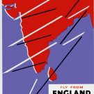 6391.Imperial Airways.Fly from England to India.POSTER.Home Office art