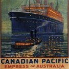 4128.Canadian Pacific.Empress of Australia.POSTER.Home School Office art decor