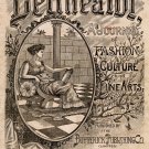 3552.Victorian Fashion Magazine Delineator POSTER.Home Room art decoration