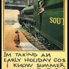 3578.Southern Railway Train Station child travel POSTER.Home School art decor 3578.Southern Railway Train Station child travel POSTER.Home School art decor