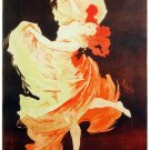 7386.La loïe Fuller.Woman dancing in yellow.red dress.POSTER.art wall decor 7386.La loïe Fuller.Woman dancing in yellow.red dress.POSTER.art wall decor
