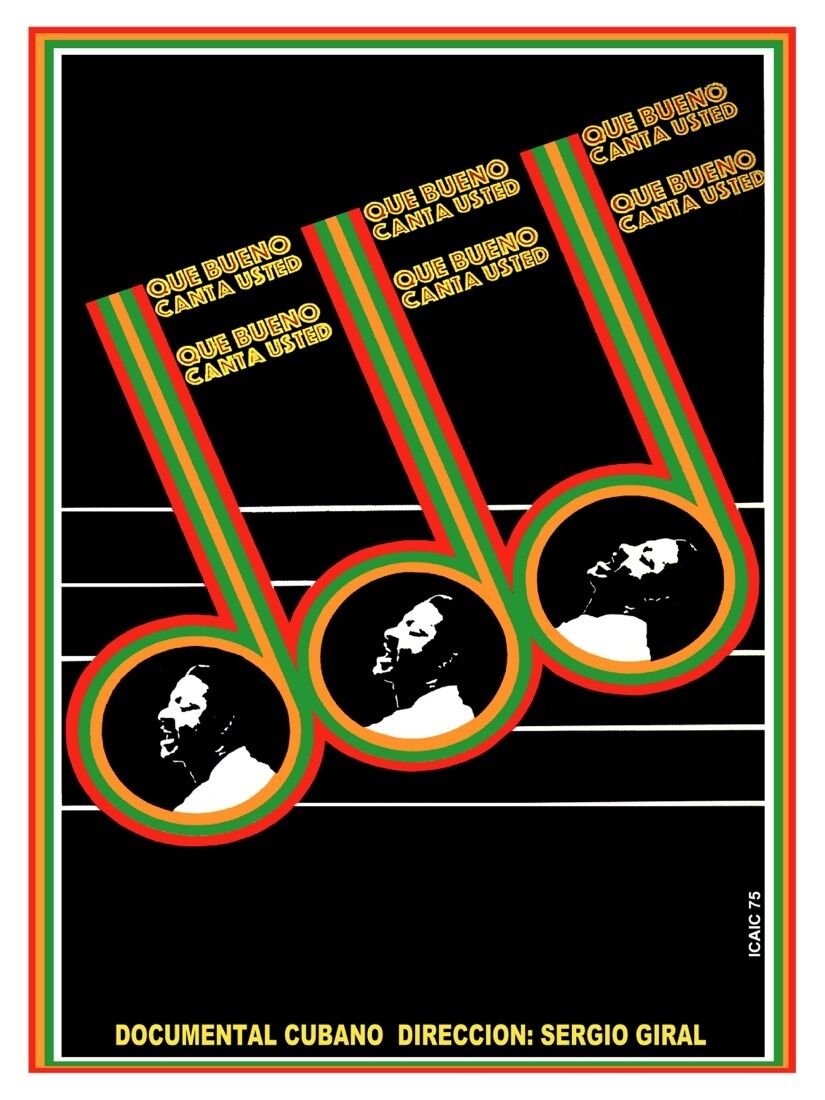 7281.Que bueno canto usted.documental cubano.POSTER.art wall decor