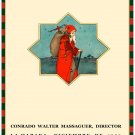 7073.Social.old man in red coat walking in field with sack.POSTER.art wall decor 7073.Social.old man in red coat walking in field with sack.POSTER.art wall decor